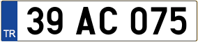 Truck License Plate